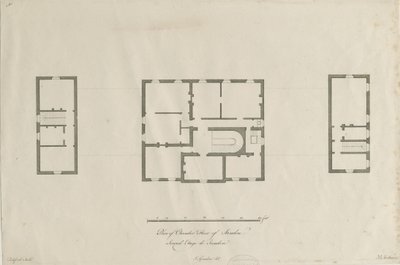 Sandon Hall - Plan de l