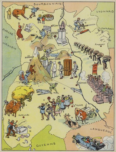 Auvergne - Joseph Porphyre Pinchon