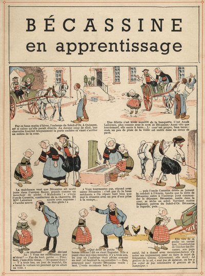Bécassine en formation - Joseph Porphyre Pinchon
