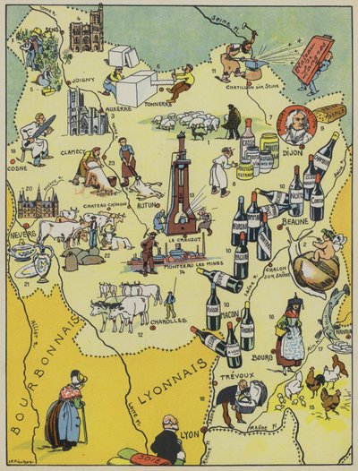 Bourgogne-Nivernais - Joseph Porphyre Pinchon