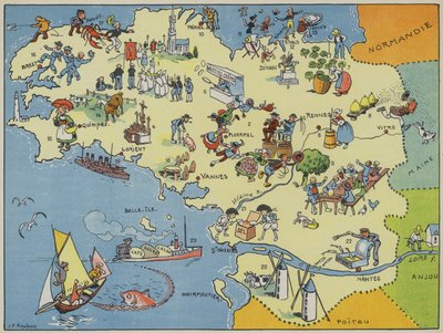 Bretagne - Joseph Porphyre Pinchon