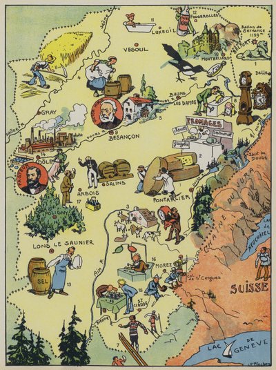 France-Comté - Joseph Porphyre Pinchon