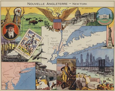 Nouvelle Angleterre, New-York - Joseph Porphyre Pinchon