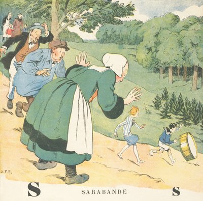 S : Sarabande - Joseph Porphyre Pinchon