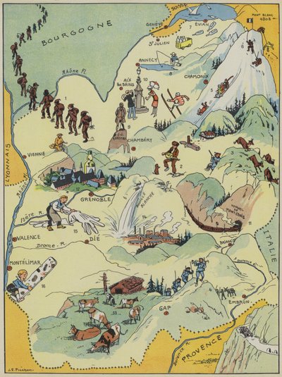 Savoie-Dauphiné - Joseph Porphyre Pinchon