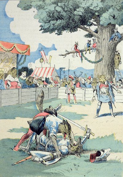 La bataille entre Renard et Ysengrin, des 