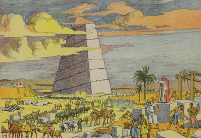 La tour de Babel - Joseph Porphyre Pinchon