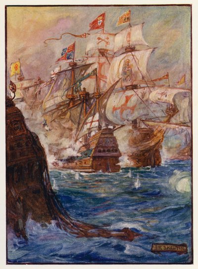 Capture de Gibraltar - Joseph Ratcliffe (after) Skelton
