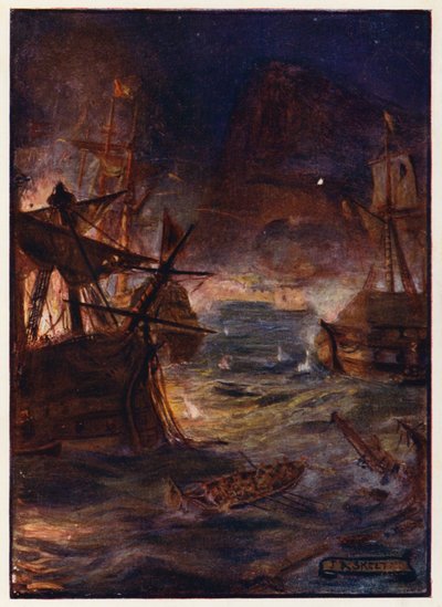 Grand Siège de Gibraltar - Joseph Ratcliffe (after) Skelton
