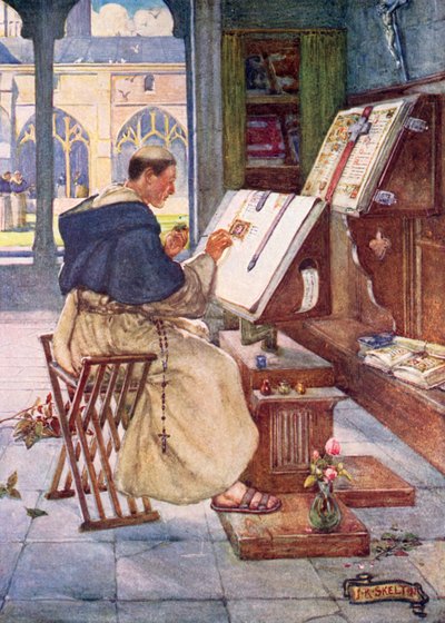 Scribe médiéval - Joseph Ratcliffe Skelton