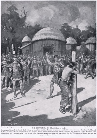 Le fouet de Boadicée, illustration de 