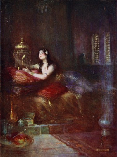 La sultane et son canari - Joseph Ratcliffe Skelton