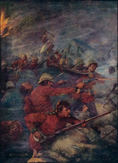 Ainsi cent hommes ont tenu en échec trois mille sauvages, vers 1908, vers 1920 - Joseph Ratcliffe Skelton