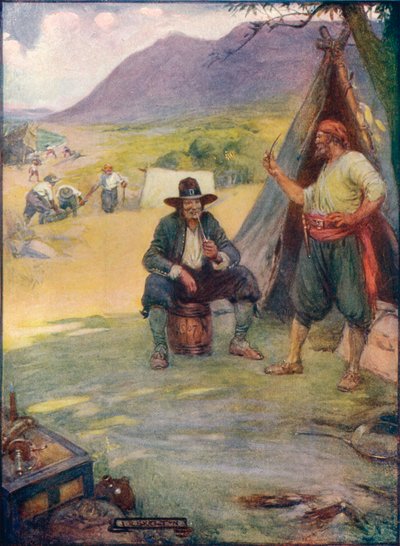 Là où se trouve maintenant la grande ville du Cap, ils ont installé leurs tentes et huttes, vers 1908, vers 1920 - Joseph Ratcliffe Skelton