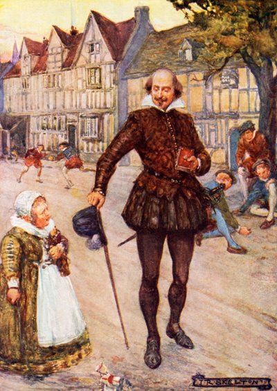 William Shakespeare à Stratford-upon-Avon - Joseph Ratcliffe Skelton