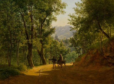 Paysage italien (chemin près de Cava de