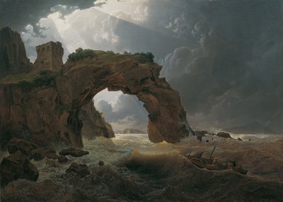 Tempête marine à l