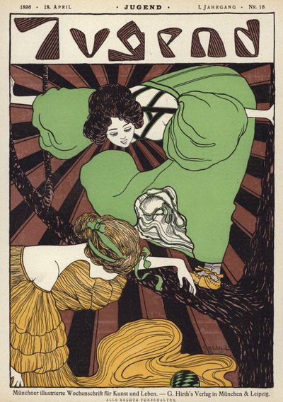 Illustration de couverture pour le magazine Jugend - Joseph Rudolf Witzel