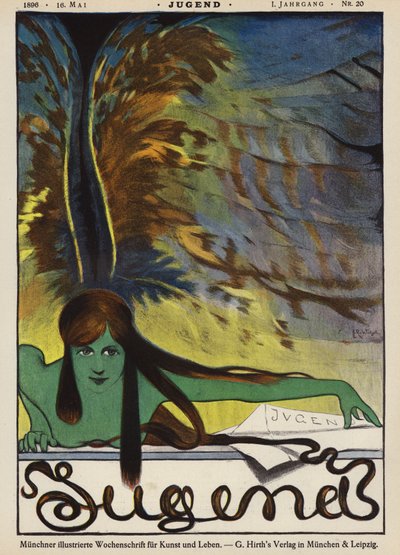 Illustration de couverture pour le magazine Jugend - Joseph Rudolf Witzel