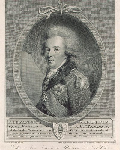 Portrait du comte Alexandre Lvovitch Narychkine 1760-1826, 1801 - Joseph Saunders