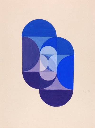 Clé bleue (de la série, les bases mathématiques des arts) - Joseph Schillinger