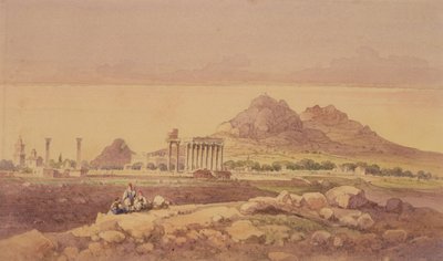 Le temple de Zeus Olympien, Athènes - Joseph Schranz