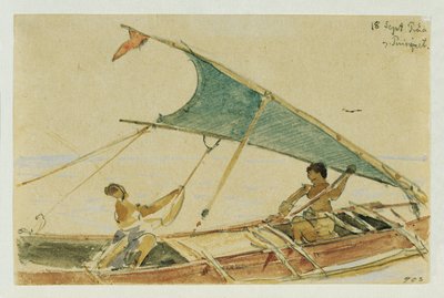 Bateau devant l