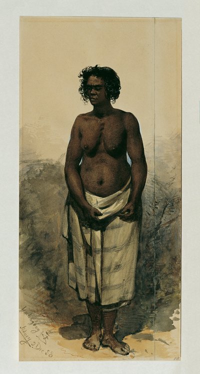 Femme indigène de Woolongong (Wollongong), Australie - Joseph Selleny