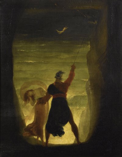 La Tempête. Prospero et Ariel par Joseph Severn - Joseph Severn
