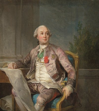 A Portrait Study of Charles-Claude de Flahaut de la Billarderie, Comte d