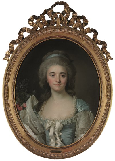 Portrait of Comtesse de Provence (1753-1810) (oil on canvas) - Joseph Siffred Duplessis