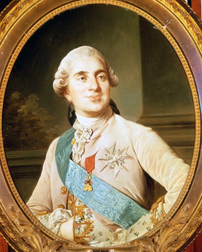 Portrait de Louis XVI par Duplessis. Musée Condé Chantilly. - Joseph Siffred Duplessis