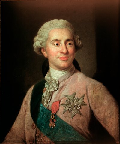 Portrait du roi de France Louis XVI (1754-1793) portant les insignes de l