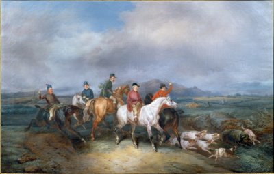 Eberjagd - Joseph Simon Volmar