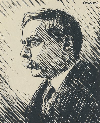 H. G. Wells, vers 1930, vers 1950 - Joseph Simpson