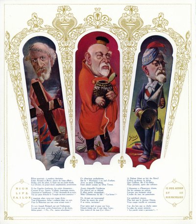 Caricatures politiques françaises - Joseph Sirat