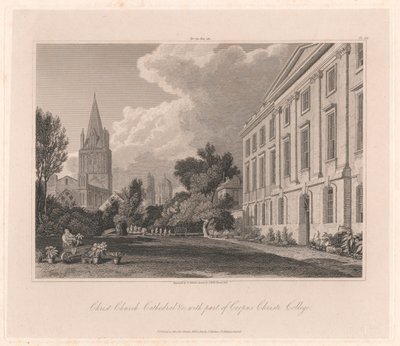 Cathédrale Christ Church et partie du Corpus Christi College - Joseph Skelton