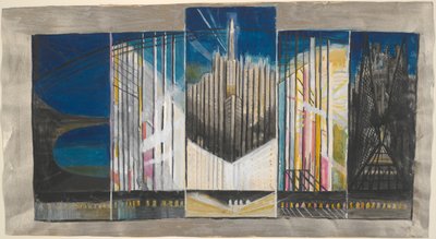 Étude pour New York interprété - Joseph Stella