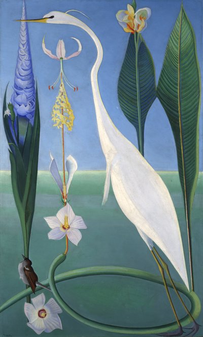 Le héron blanc - Joseph Stella