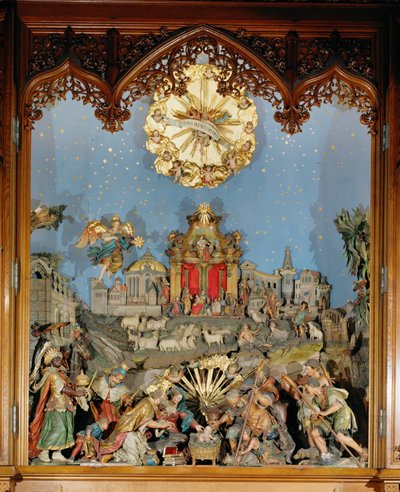 Crèche, utilisée dans l