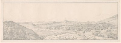 Panorama vers Athènes depuis le jardin d