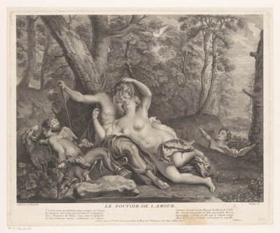 Paysage avec Vénus et Adonis - Joseph Vanloo