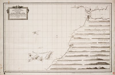 Carte de la côte ouest de l