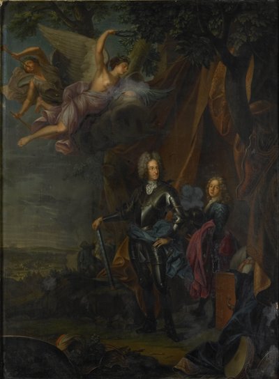 Portrait de Maximilien II, électeur de Bavière, à la bataille de Mohács contre les Turcs - Joseph Vivien (copy after)
