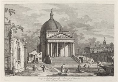Prospetto della Chiesa di S. Simeone Appostolo, 1742 - Joseph Wagner