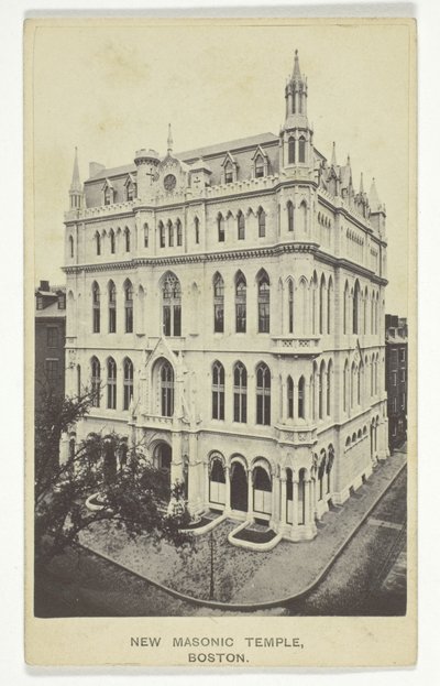 Nouveau temple maçonnique, Boston - Joseph Ward