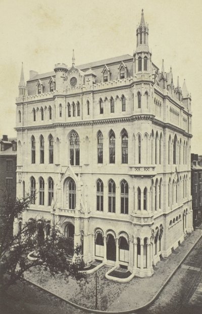 Nouveau temple maçonnique, Boston, années 1860 - Joseph Ward