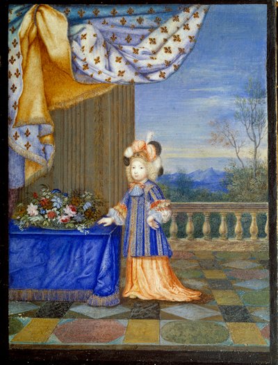 Portrait en pied du Grand Dauphin Louis de France, fils de Louis XIV - Joseph Werner