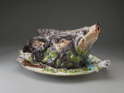 Soupière en forme de tête de sanglier, Chelsea Porcelain Factory, vers 1758 - Joseph Willems