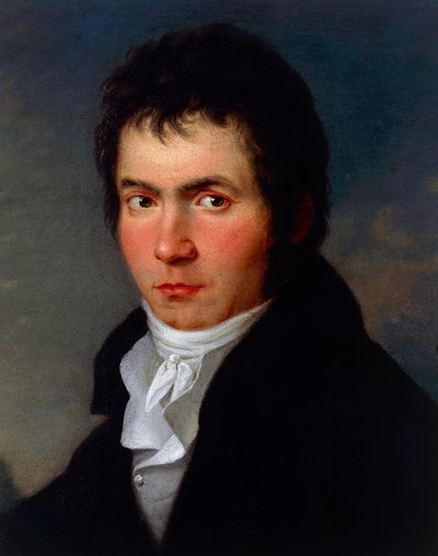 Portrait de Ludwig van Beethoven - Joseph Willibrord Mahler